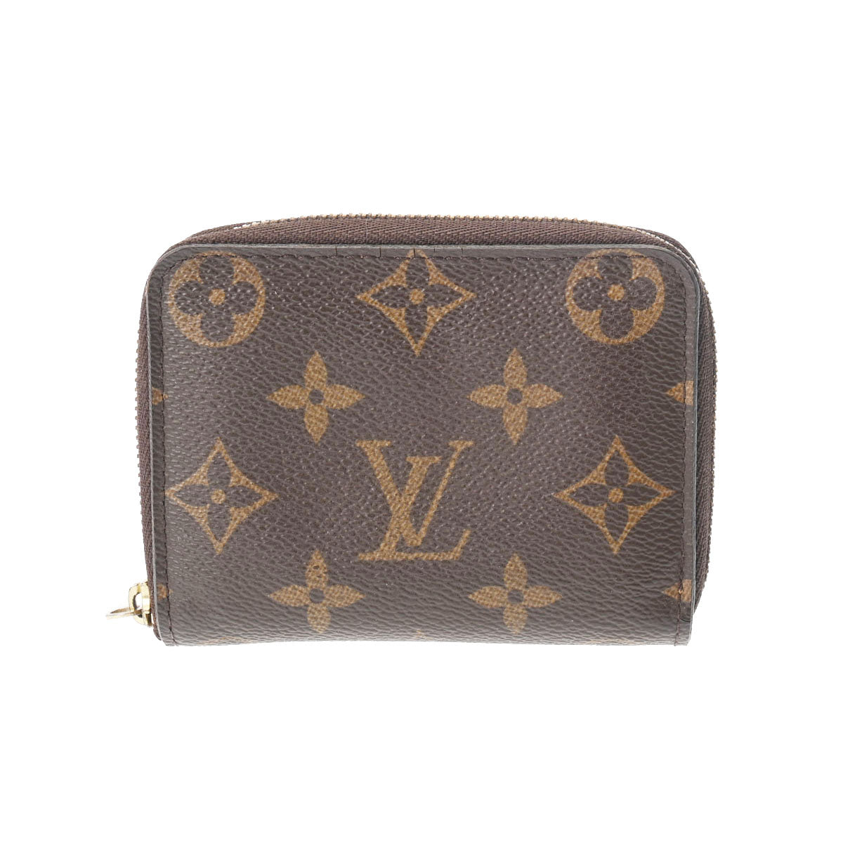 【2025年の人気アイテム】 LOUIS VUITTON ルイヴィトン モノグラム ジッピーコインパース ブラウン M60067 レディース モノグラムキャンバス コインケース Bランク 中古 _画像1