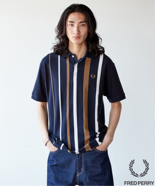 FRED PERRY for JOURNAL STANDARD / ストライプピケ ポロシャツ