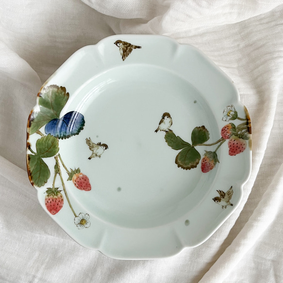 soup plate.   little sparrow   φ23