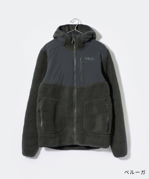 ラブ Rab QFF－65 ジャケット Outpost Hoody メンズ アウター アウトポスト フーディ ミッドレイヤー フリース ムートンスタイル キャン