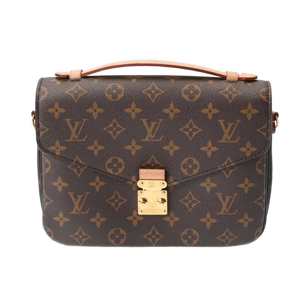 LOUIS VUITTON ルイヴィトン モノグラム ポシェットメティス MM ブラウン M44875 レディース モノグラムキャンバス 2WAYバッグ Aランク 中古 