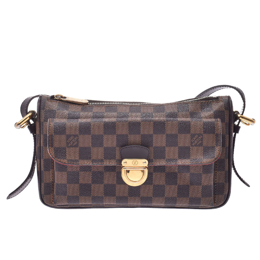 LOUIS VUITTON ルイヴィトン ダミエ ラヴェッロGM ロングショルダーストラップ ブラウン N60006 レディース ダミエキャンバス ショルダーバッグ Bランク 中古 