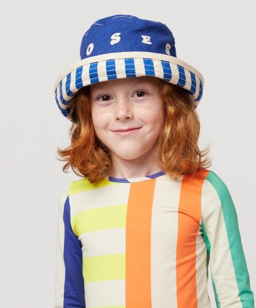 BOBO CHOSES　Stripes reversible Hat(KIDS)