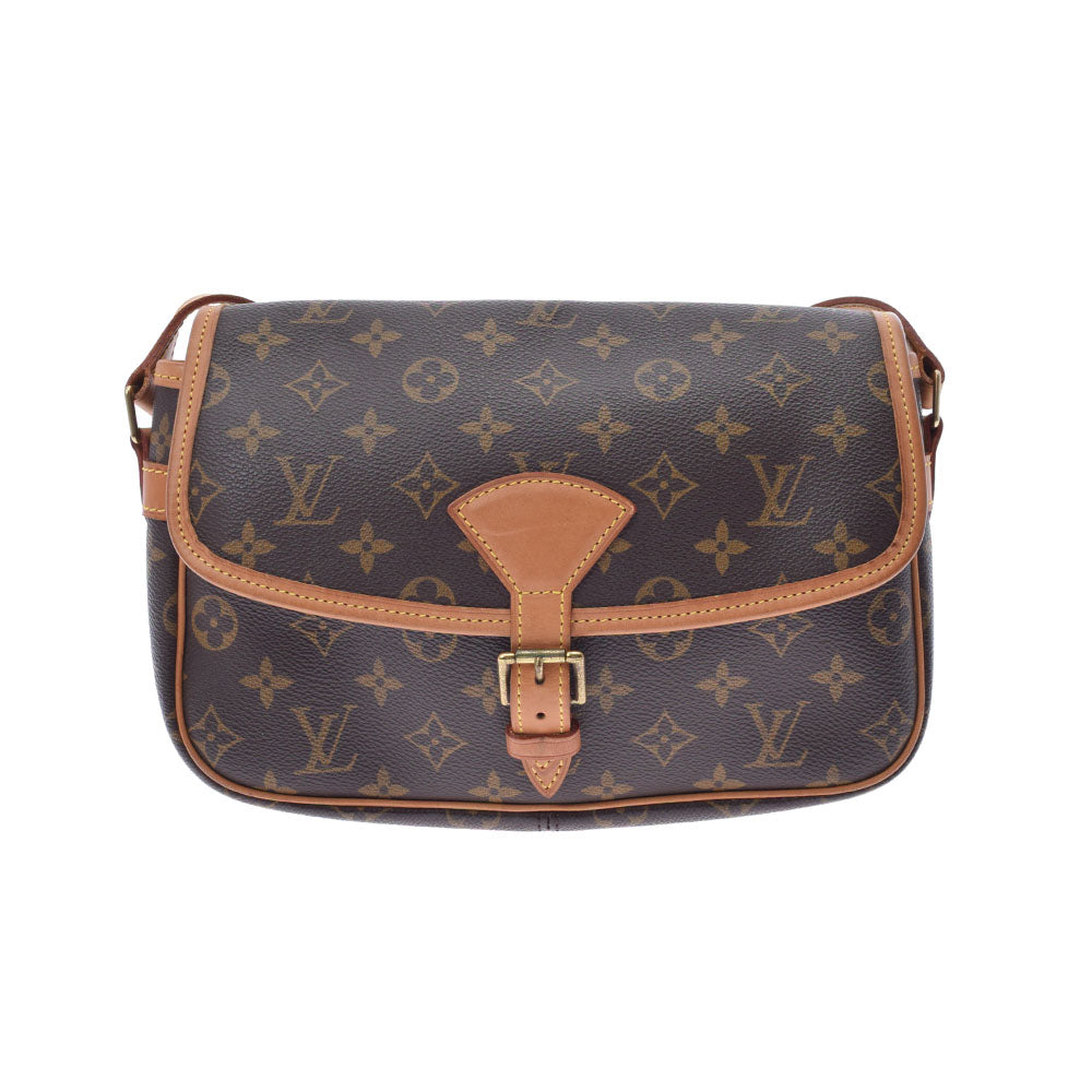 LOUIS VUITTON ルイヴィトン モノグラム ソローニュ ブラウン M42250 ユニセックス モノグラムキャンバス ショルダーバッグ Bランク 中古 