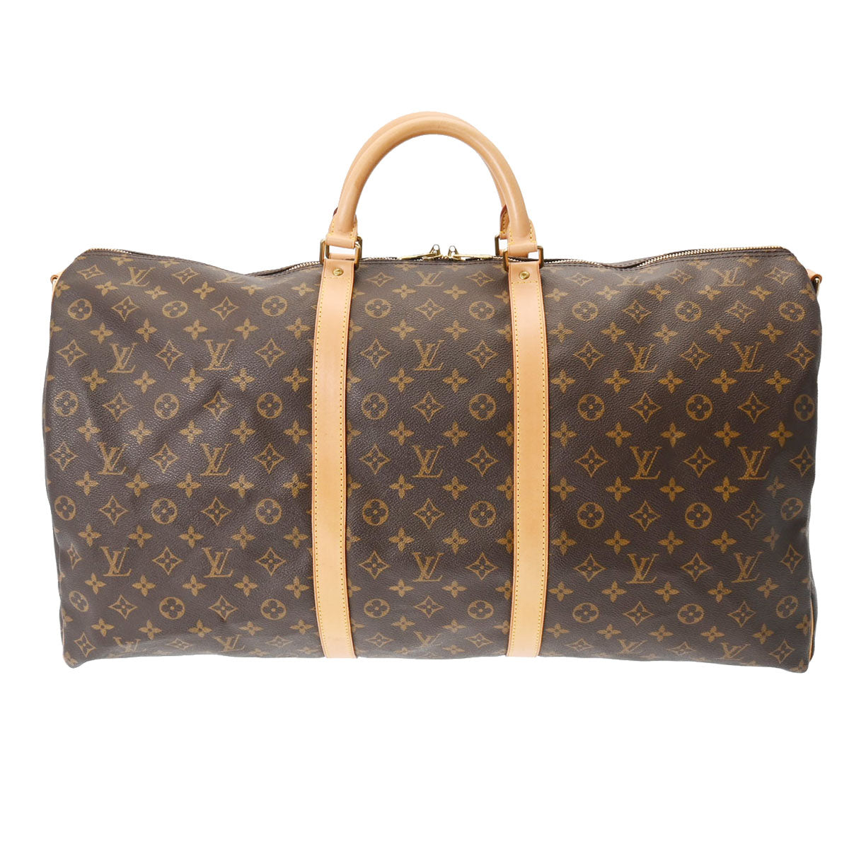 LOUIS VUITTON ルイヴィトン モノグラム キーポル バンドリエール 60 ブラウン M41422 ユニセックス モノグラムキャンバス ボストンバッグ Bランク 中古 