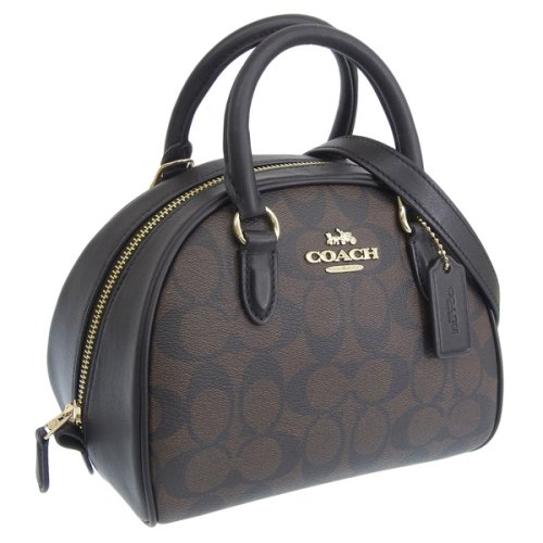 COACH コーチ SYDNEY SATCHEL シドニー サッチェル シグネチャー 斜めがけ ショルダー バッグ ハンド バッグ 2WAY