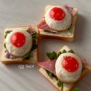 【受注製作】egg toast　ミニチュアパン　樹脂粘土