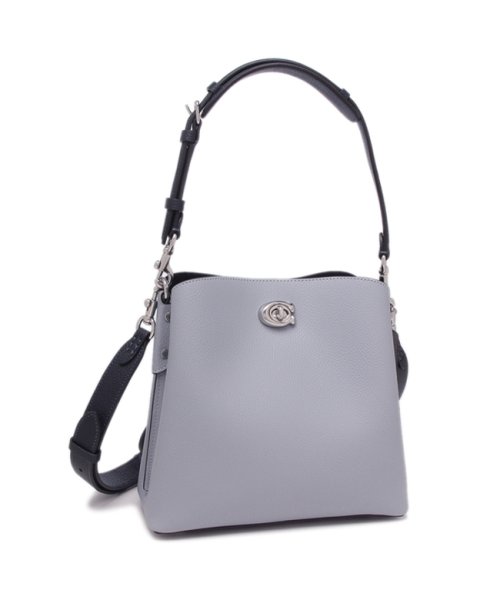 コーチ ハンドバッグ ウィロウ グレー ブルー レディース COACH c3766 lhw9a WILLOW BUCKET BAG GREY BLUE MULT