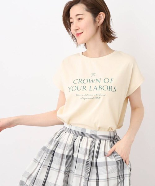 夏に大活躍！何枚持ってても嬉しい！大人のフレンチスリーブプリントTシャツ