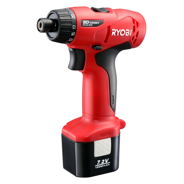 リョービ（RYOBI）　充電式ドライバドリル　BD-7210KT　1台　（直送品）