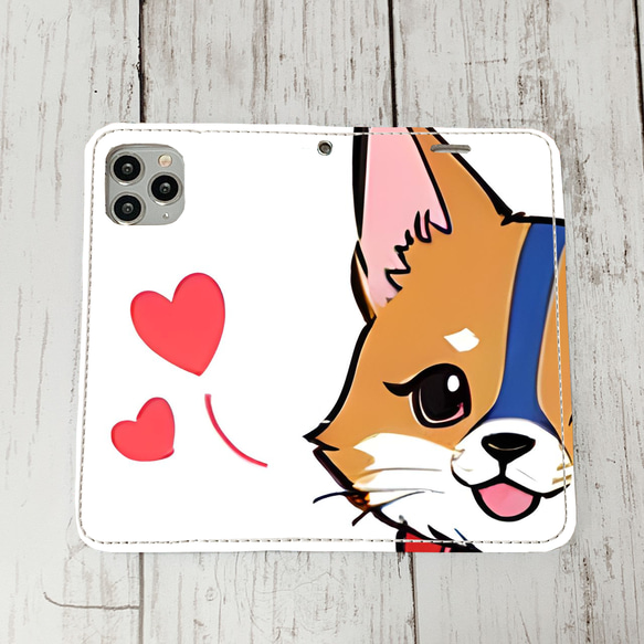 iphoneケース4-3-15 iphone 手帳 犬・イヌ・ワンちゃん 箱12 かわいい アイフォン iface