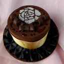 甘き薔薇の咲くチョコケェキハット