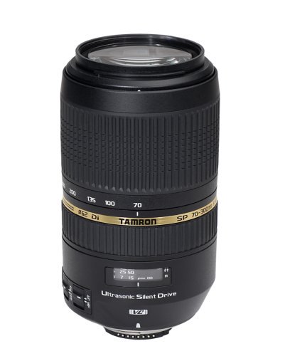 TAMRON 望遠ズームレンズ SP 70-300mm F4-5.6 Di VC USD ニコン用 フルサイズ対応 A005N【中古品】