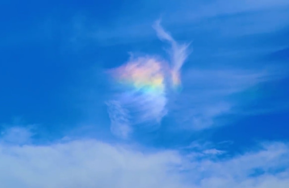 幸せ波動をあなたのお部屋に！【幸雲写真シリーズ】鳳凰雲の彩雲