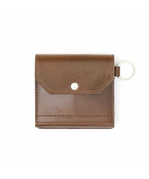 AS2OV / アッソブ OILED ANTIEQUE MONEY CLIP－CHOCO