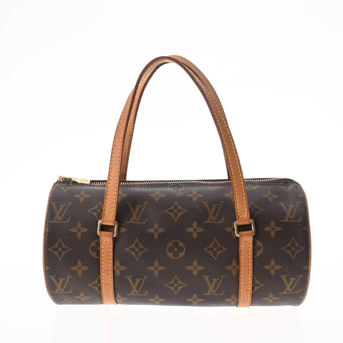 LOUIS VUITTON ルイヴィトン モノグラム パピヨン PM ブラウン M51386 レディース モノグラムキャンバス ハンドバッグ Bランク 中古 