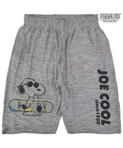 スヌーピー ピーナッツ ジョークール ハーフ パンツ スケボー ボトムス プリント SNOOPY PEANUTS JOECOOL