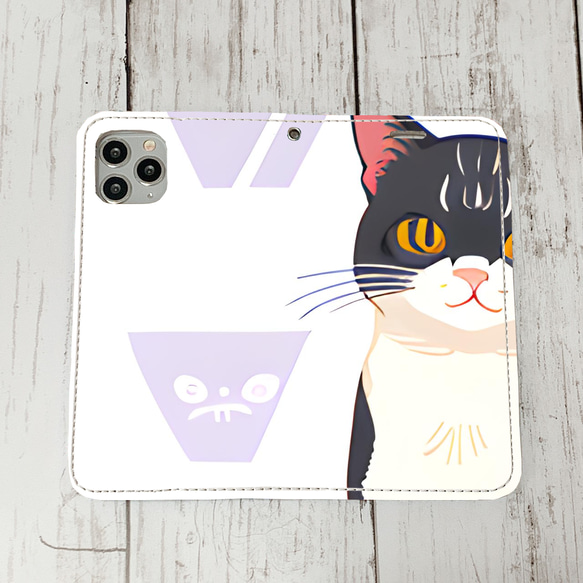 iphoneケース2-2-9 iphone 手帳 ねこ・猫・ネコ 箱2 かわいい アイフォン iface