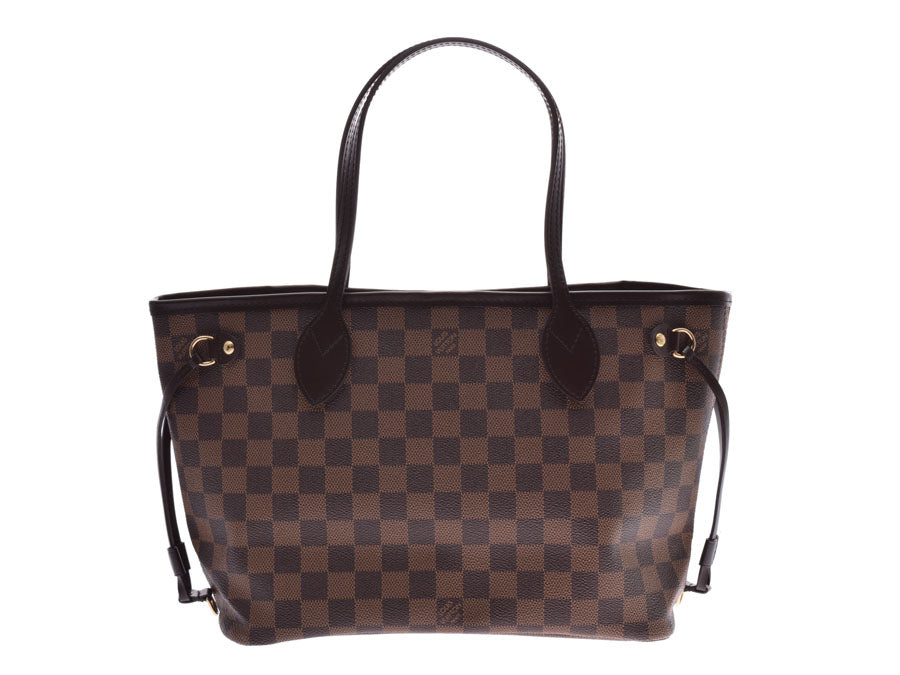 ルイヴィトン ダミエ ネヴァーフルPM ブラウン N51109 旧型 レディース 本革 ハンドバッグ Aランク LOUIS VUITTON 中古 