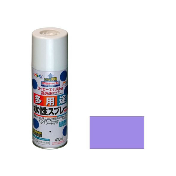 アサヒペン 水性多用途スプレー 420ml ラベンダー FC199NS