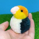 シロハラインコ ぬいぐるみ ぽんぽん