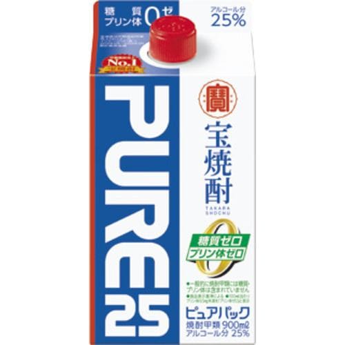 宝酒造宝 25度 ピュアパック900mL