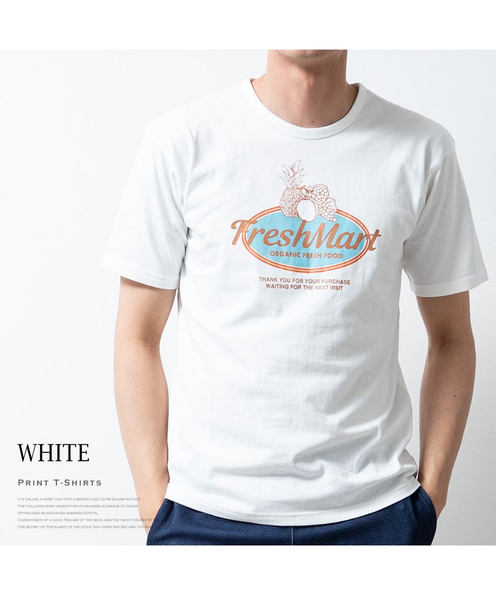 GENELESS/半袖tシャツ メンズ tシャツ 綿100 クルーネック プリントtシャツ Uネッ･･･