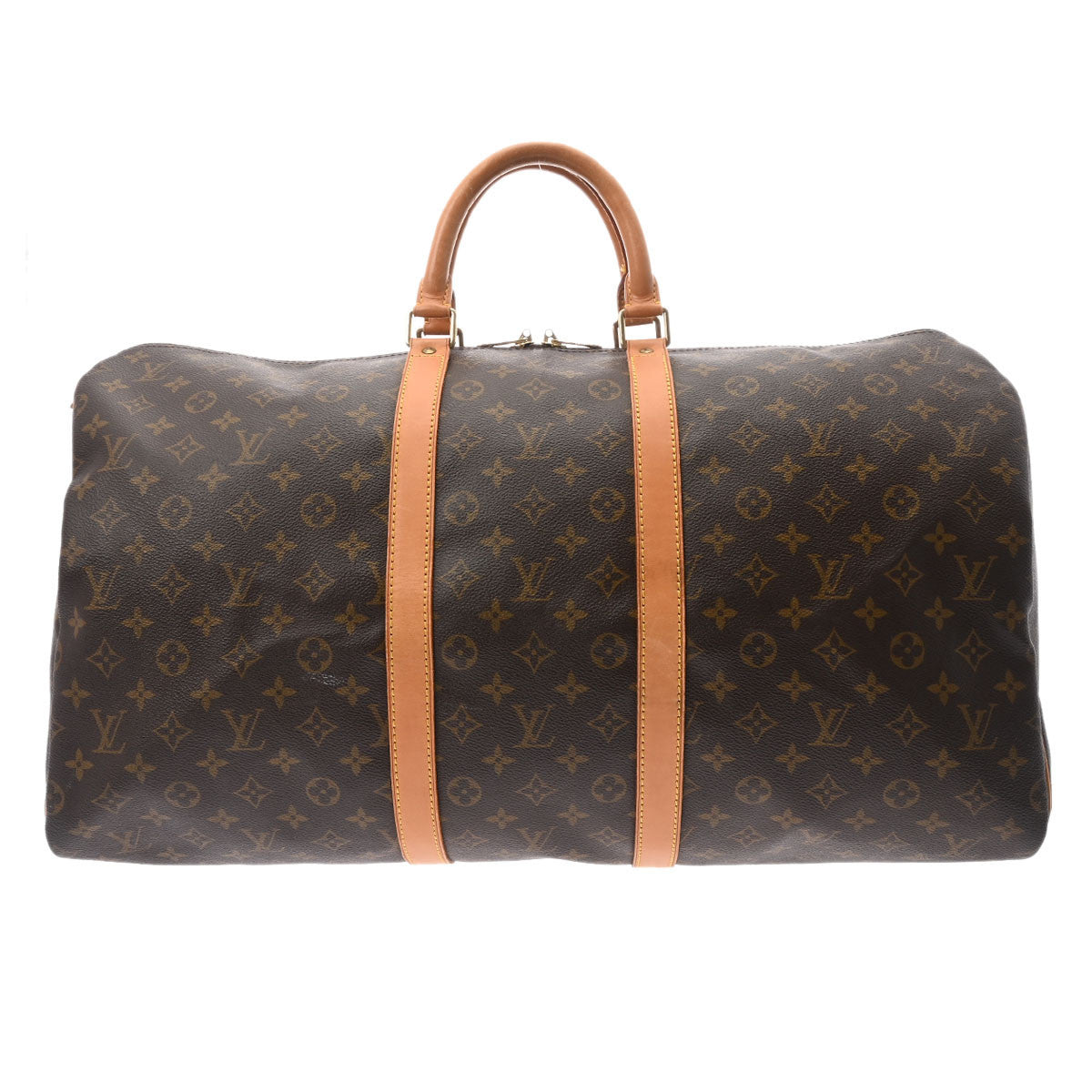 LOUIS VUITTON ルイヴィトン モノグラム キーポル55 ブラウン M41424 ユニセックス モノグラムキャンバス ボストンバッグ Bランク 中古 