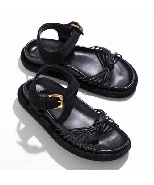 J&M DAVIDSON サンダル STRAPPY KNOTTED SANDAL