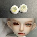 【12mm14mm16mm18mm】 ドールアイ ハンドメイドドール bjd 目 オビツ11 アイサイズ14/7 -4371