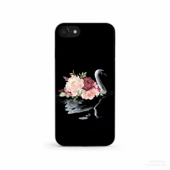 白鳥の湖 - 防滴透明ソフトシェル -  iPhone 7、iPhone 7プラス、iPhone 6、iPhone SE