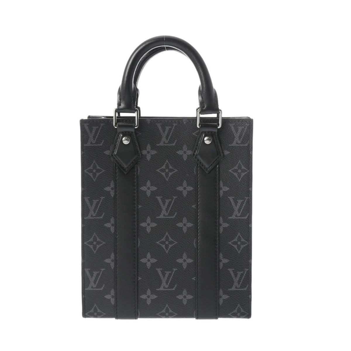 LOUIS VUITTON ルイヴィトン モノグラムエクリプス サックプラ MINI ブラック M46453 レディース モノグラムキャンバス ショルダーバッグ 新同 中古 