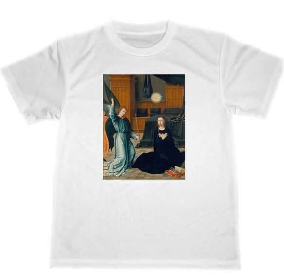 ヘラルト・ダヴィト　ドライ　Tシャツ　受胎告知　名画　アート　絵画  Gerard David キリスト教　マリア