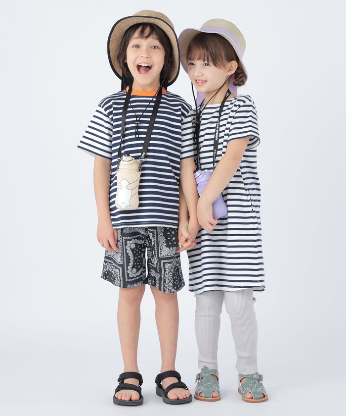 シップスキッズ/SHIPS KIDS:100～130cm / オーガニック コットン ボーダー T･･･