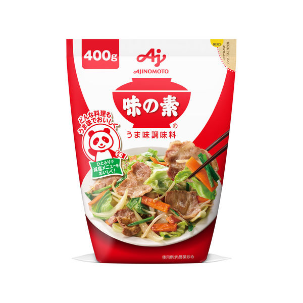 味の素 うま味調味料 袋 400g x8 4901001868100 1セット(8個)（直送品）