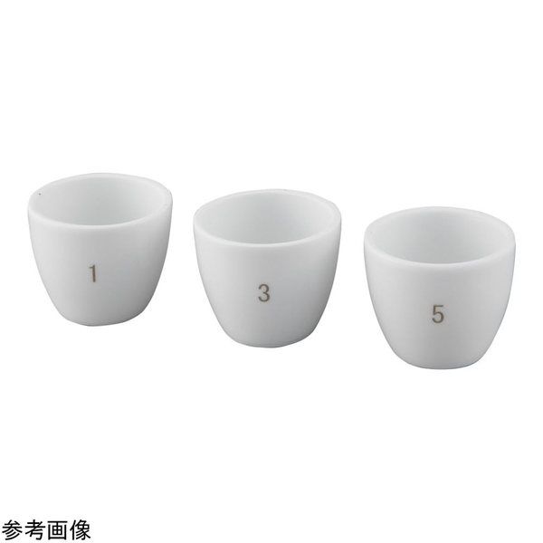 アズワン 番号付き磁性るつぼ 器 50mL(1ー10番号入 10個一式) 4-5245-13 1個（直送品）