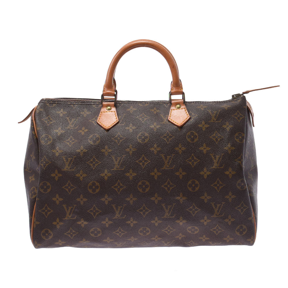 LOUIS VUITTON ルイヴィトン モノグラム スピーディ35 ブラウン M41524 ユニセックス モノグラムキャンバス ハンドバッグ Bランク 中古 