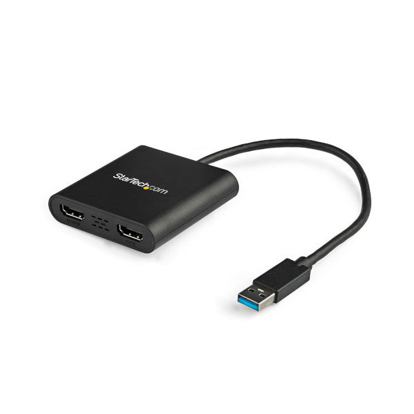 USB HDMI変換アダプタ 2画面 USB-A[オス] - HDMI[メス]×2 USB3.0対応 デュアル 4K30Hz USB32HD2 1個