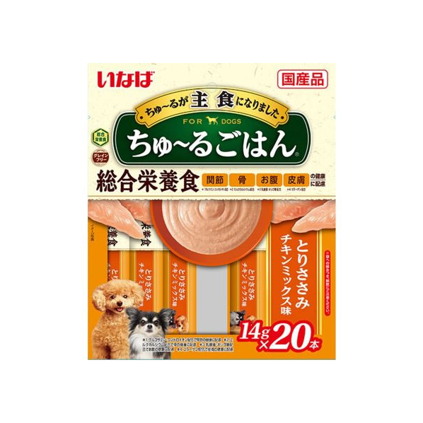 いなば ちゅーるごはん とりささみチキンミックス 14g×20本 FC049RK