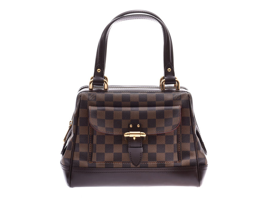 ルイヴィトン ダミエ ナイツブリッジ ブラウン N51201 レディース 本革 ハンドバッグ Aランク LOUIS VUITTON 中古 