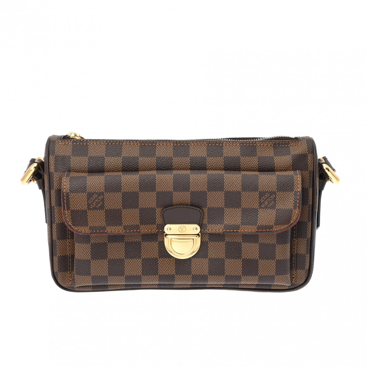 LOUIS VUITTON ルイヴィトン ダミエ ラヴェッロ GM ブラウン N60006 レディース ダミエキャンバス ショルダーバッグ Aランク 中古 