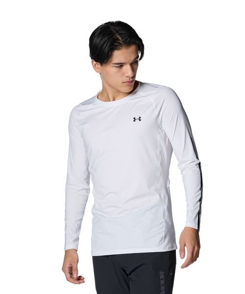 UA HG Fitted LS Crew NV