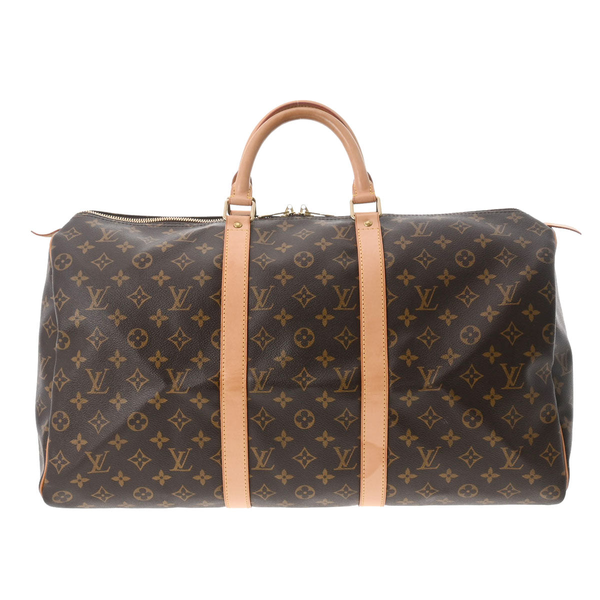 LOUIS VUITTON ルイヴィトン モノグラム キーポル 50 ブラウン M41426 レディース モノグラムキャンバス ボストンバッグ ABランク 中古 