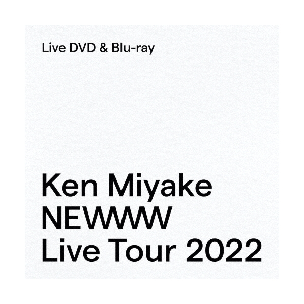 エイベックス Ken Miyake NEWWW LIVE TOUR 2022 【DVD】 JWBD-63862/3