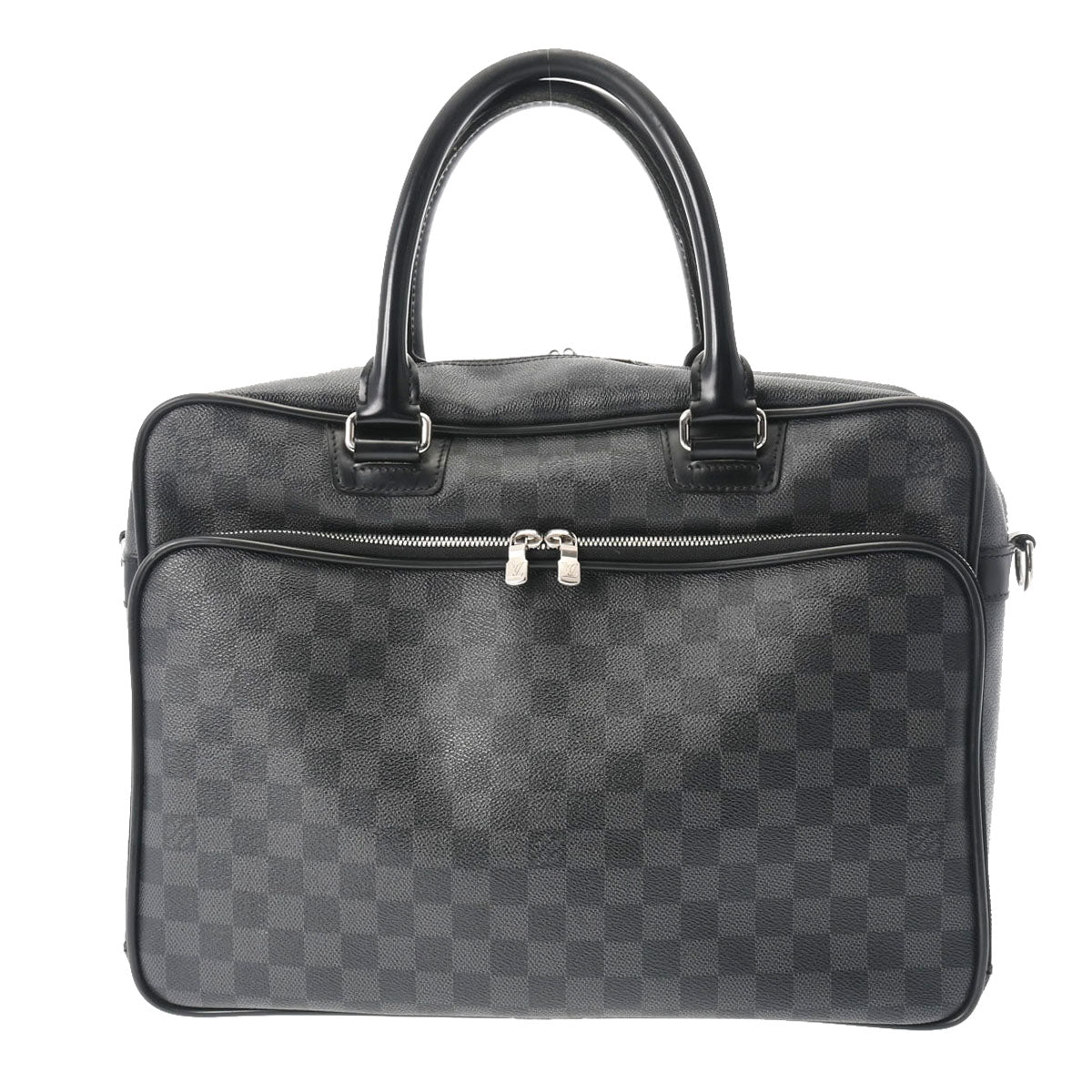 【コストコ お買い得】LOUIS VUITTON ルイヴィトン ダミエグラフィット イカール 黒 N23253 メンズ ダミエグラフィットキャンバス ビジネスバッグ Bランク 中古 _画像1