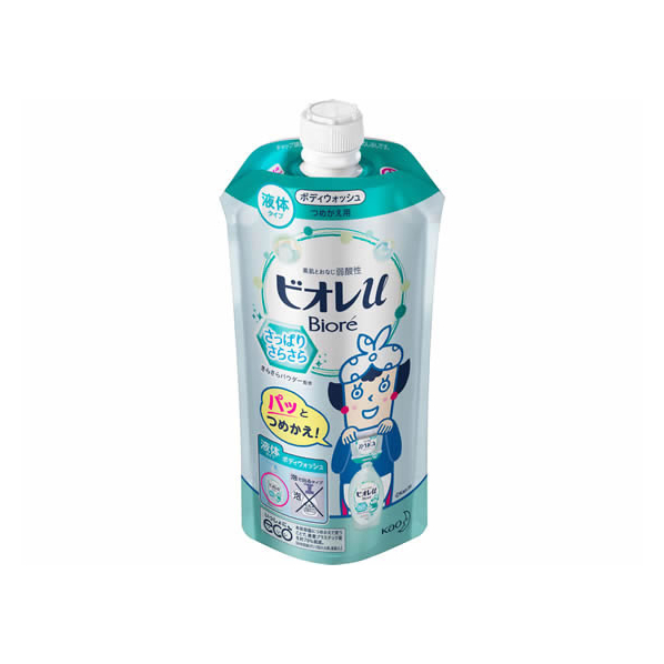 KAO ビオレu さっぱりさらさら つめかえ用 340mL F031671