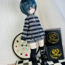 ドール服 4点セットパーカー1/4サイズドール衣装bjd1/4