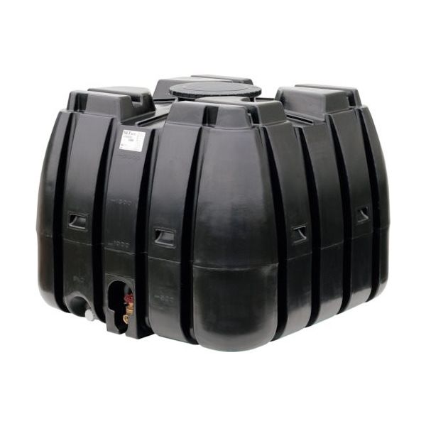 スイコー スーパーローリータンク 2000L 黒 （フタ含む） 直 SLT-2000 BK+SV40A 314-9547（直送品）