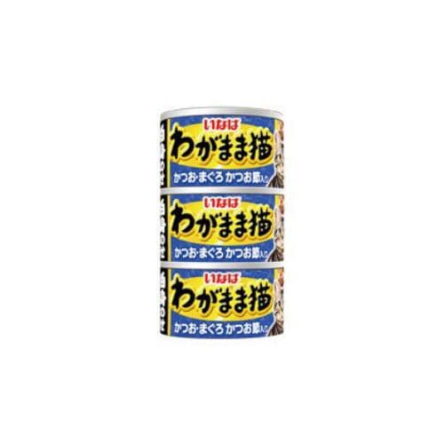 いなばペットフードわがまま猫白身のせ 3缶 かつお・まぐろ かつお節入り 1 40g×3 [キャットフード]