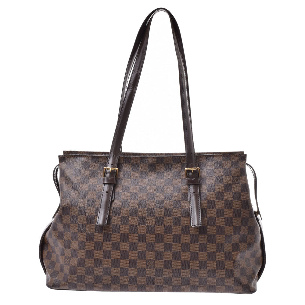 LOUIS VUITTON ルイヴィトン ダミエ チェルシー ブラウン N51119 ユニセックス ダミエキャンバス ショルダーバッグ Bランク 中古 